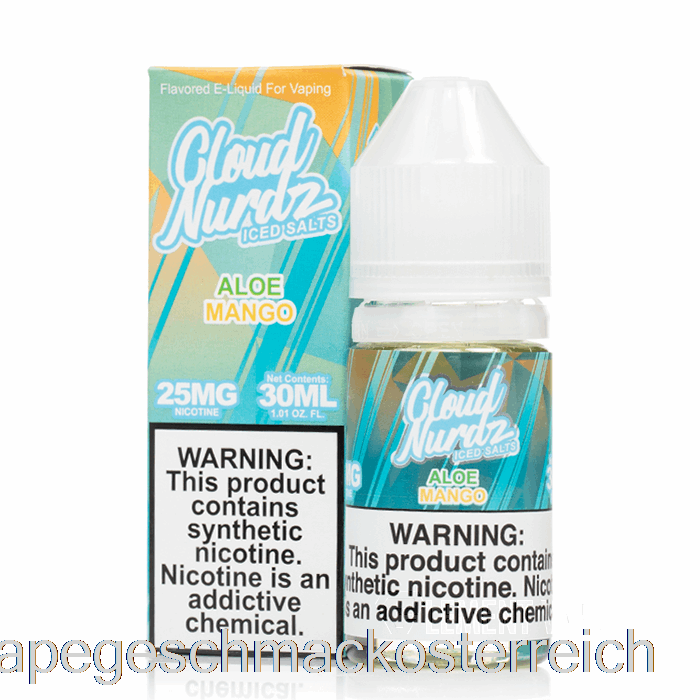 Geeiste Aloe-Mango – Cloud-Nurdz-Salze – 30 Ml, 50 Mg Vape-Geschmack